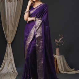 anouk Woven Banarasi Silk Blend Saree-picture-20