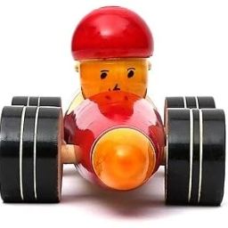 Wooden Race Jet Car Toy medium size for kids/Showpiece ( Pack of 1 )-20