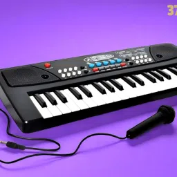 X25 Keys Piano Toy with Microphone, USB Power Cable & Sound Recording Best Birthday Gift for Boys and Girls Musical Instruments Analog Digital Piano-image-93