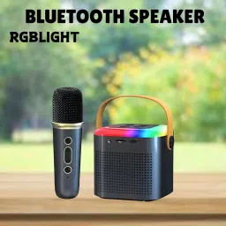 FRONY Bluetooth Speaker Support SD Card/Aux/USB With Karaoke Mic and RGB Lights D472 10 W Bluetooth Laptop/Desktop Speaker-image-92