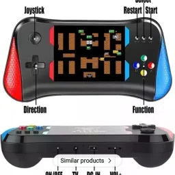 markif SUPX7 Handheld Console 500 In 1 Classic Retro GameBox(Color as per Availability) NA GB with ALL LATEST GAMES INCLUDED image 3