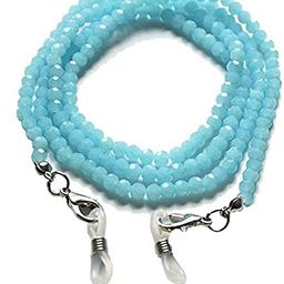 av fashion india Beaded Eyeglass Sunglass Spectacle Cord & Lanyard Neck Strap String Chain Link Holder 74 Cms image 1