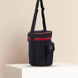 Rexine 1 Piece Lunch Box Cover (Black) -CTKTC6227 Waterproof Lunch Bag-image-56