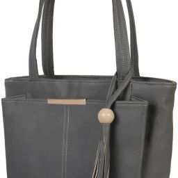 Women Grey Shoulder Bag-13