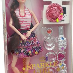 New Sparkle Doll With Foldable Hand For Kids-3