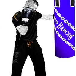 2 Feet Unfilled Synthetic Leather high Performance Heavy duty Punching Bag Hanging Bag-image-75