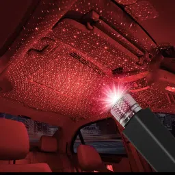 Auto Roof Star Projector Lights, USB Portable Adjustable Flexible Interior Car Night Lamp Decorations with Romantic Galaxy Atmosphere fit Car, Ceiling, Bedroom, Party and More Shower Laser Light-30