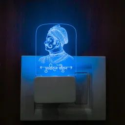 3D Illusion prithviraj Chauhan Led Night lamp 7 Color Changing Light with Plug Night Lamp-image-13