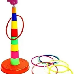 Plastic Ring Toss Quoits Hoopla Throw Game Toy Suitable for Kids-19