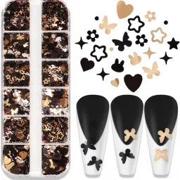 12 Different Designs Nail Art Accessories-image-33