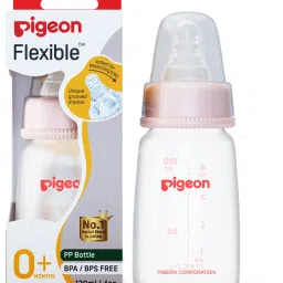 PERISTALTIC NURSING BOTTLE KPP 120ML(PINK) NIPPLE S - 120 ml-image-33
