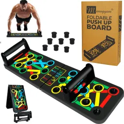 10in1Portable Board with Strong GripHandle for ChestPress Home&Gym Exercise Push-up Bar-image-74