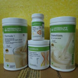 WEIGHT LOSS COMBO F1 VANILLA SHAKE SHAKEMATE PROTEIN POWDER 200GM AFRESH LEMON Protein Bars-image-32