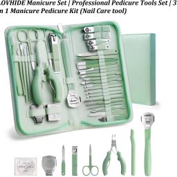 35 in 1 Manicure Pedicure Kit for Women, Foot Hand Nail Care Kit Grooming Kit-image-36
