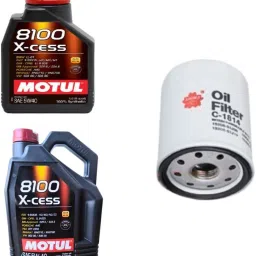 8100 XCESS 5W40 ENGINE OIL & OIL FILTER FOR TAVERA Full-Synthetic Engine Oil-4