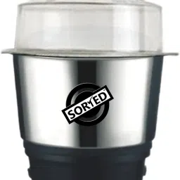 Classic SS Chutney Jar Attachment for Mixer Grinders | Heavy Aluminum White Base Mixer Juicer Jar-image-82
