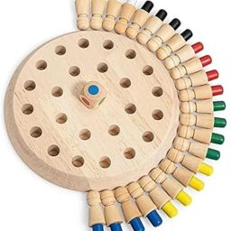 Wooden Memory Chess Color Matching Game Multi Player Family Board Games-image-2