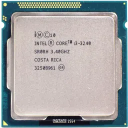 Intel i3 (3240) 3rd Gen Processor for H61 Chipset Motherboards 3.4 GHz LGA 1155 Socket 2 Cores Desktop Processor-16