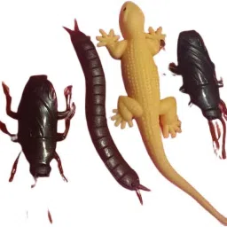 Lizard and Fake Rubber Novelty Prank Life Like Gag Toy(8*6=48) 001 Insects Toy For Make Fool and fun gag toy Gag Toy-image-3
