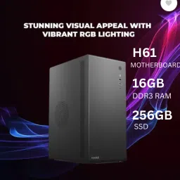 powerx Core i5 (3rd Gen) (16 GB / 256 GB / Windows 10) Assembled Desktop Computer image 2