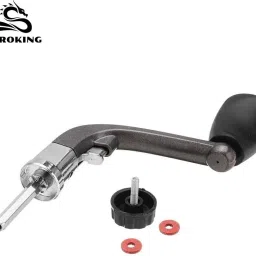 Folding Single Graphite Fishing Spinning Reel Handle (Size - Large) SRHMULLRG-SKA37-image-48