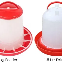 wild bird feeders1.5 kg and drinkers 1.5 Ltr good quality Pole Mount Bird Feeder-22