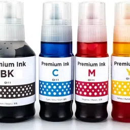 RODEX Refill INK for GI 71/73 G1020,G2020,G2021,G2060,G3020,G2021,G3060 Black + Tri Color Combo Pack Ink Bottle-image-31
