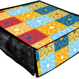 PrimeCover Canon Pixma Ink Efficient G2010 MultiFlowers Printer Cover-8