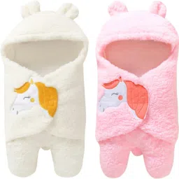 New Born Supersoft Wearable Swaddle Wrapper Cum baby Sleeping bag Combo of 2 Sleeping Bag-image-17