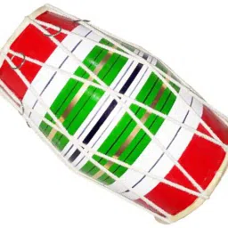 14'' Multi colour Baby Dholak Rope & Rings Dholak-image-82