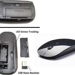 ANJO USB Keyboard-Wireless Mouse-Pad-USB Hub-Cleaner-LED-Ext. Cable-OTG (9 in 1) Combo Set image 2