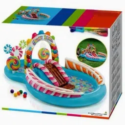 Kids Pool (IND*366) Candy Zone Play Centre With Pump Inflatable Swimming Pool-image-28