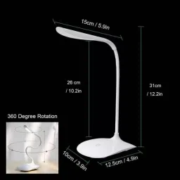 bhajanlal greenery Flexible USB LED Touch Switch Desk Light_L249 Study Lamp image 4