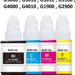 HYNEAR Ink For G Series GI 790 Black + Tri Color Combo Pack Ink Bottle-image-70