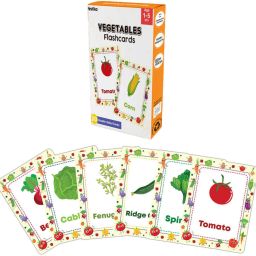 1 Set of 30 Pcs Vegetables Flash Cards, Flashcards For Toddlers and Kids-10