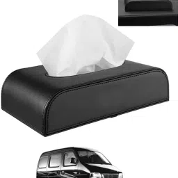 Leathrite New Design Black D-Shape Tissue Holder For-Versa Maruti Suzuki 2004 Vehicle Tissue Dispenser-21