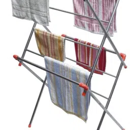 Steel Floor Cloth Dryer Stand 3ft heavy duty rustproof foldable for balcony-picture-13