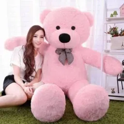 4 Feet Pink beautifull & best quality teddy bear - 120 cm (Pink) - 120 cm-image-24