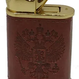 SS_028 PIA INTERNATIONAL JD LEATHER COVERED Pocket Lighter-image-67