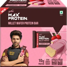 Millet Wafer, 10g Protein Bar, All Flavors (x6) | No Maida, Zero Added Sugar Protein Wafer-image-66
