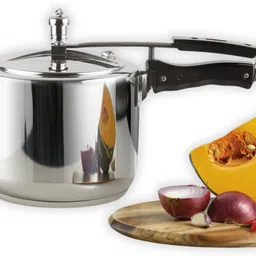 vinod 18/8 Stainless Steel Sandwich Bottom Inner Lid 7 L Induction Bottom Pressure Cooker-picture-37