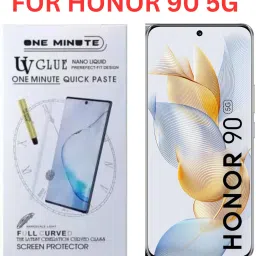 GORILLA PRO Edge To Edge Tempered Glass for Honor 90 5G ( Premium Quality UV Glass )-picture-24