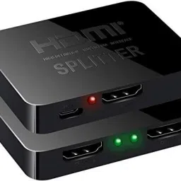 Tobo TV-out Cable 4K HDMI Splitter 1 x 2, 1 Input 2 Output HDMI Amplifier Switcher TD-442H-24