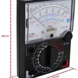 svojas Analog Multimeter Electric AC/DC Current OHM Decibels Voltmeter with Leads Analog Multimeter image 3