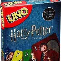 Uno Harry Potter Fun Family Card Game Bundle with Mr Dice Drawstring Bag-2