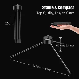 PULTO Bluetooth Selfie Remote +Desktop Mobile Holder Strong Heavy Duty Tripod Stand Tripod, Monopod, Monopod Kit, Tripod Ball Head, Tripod Bracket, Tripod Clamp, Tripod Kit image 3
