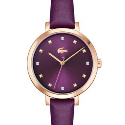 Lacoste Women Riga Embellished Leather Analogue Watch 2001399-picture-11