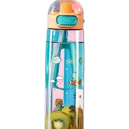 YK Yellow Cute Cartoon Sipper Water Bottle - 620 ml-image-12
