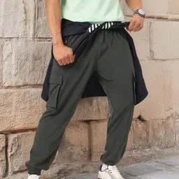 Kook N Keech Men VibeSoft Trendsetter Cargo Joggers-image-28