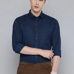 Indian Terrain Chiseled Skinny Fit Cotton Printed Casual Shirt-image-60